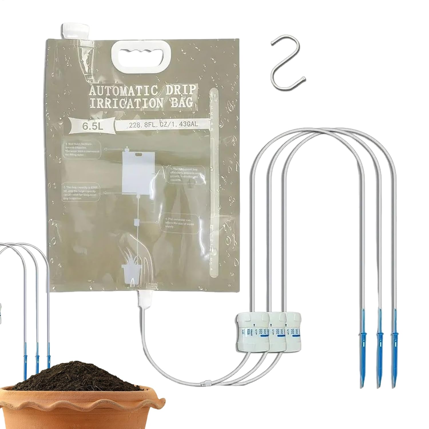 Automatic Watering Dripper,Adj - огляд і ціна Plant Parent Kit
