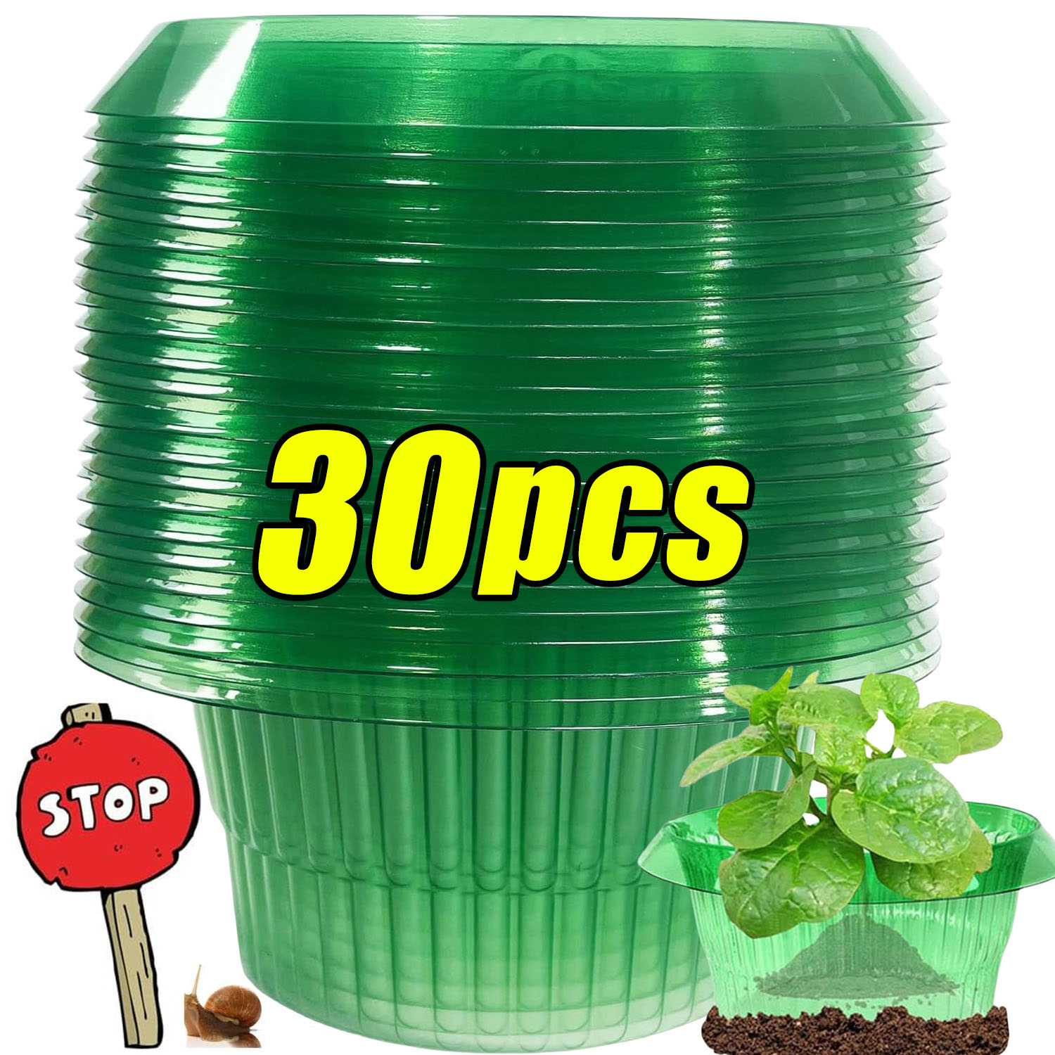 1/30pcs Plants Slug Protection - огляд і ціна Plant Parents