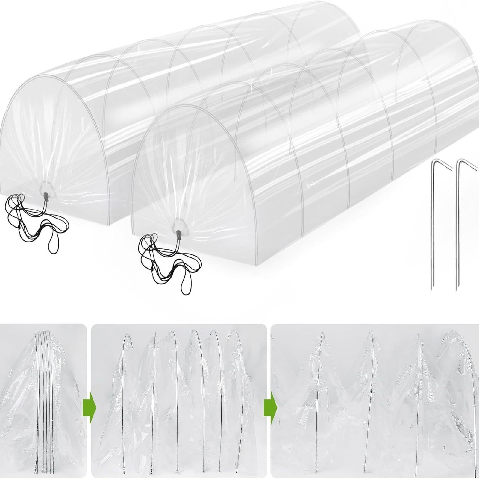 2 in 1 Greenhouse Tunnel Green - огляд і ціна Plant Parent Kit