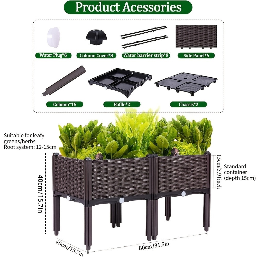 Garden Raised Bed, Elevated Fl - огляд і ціна Plant Parents
