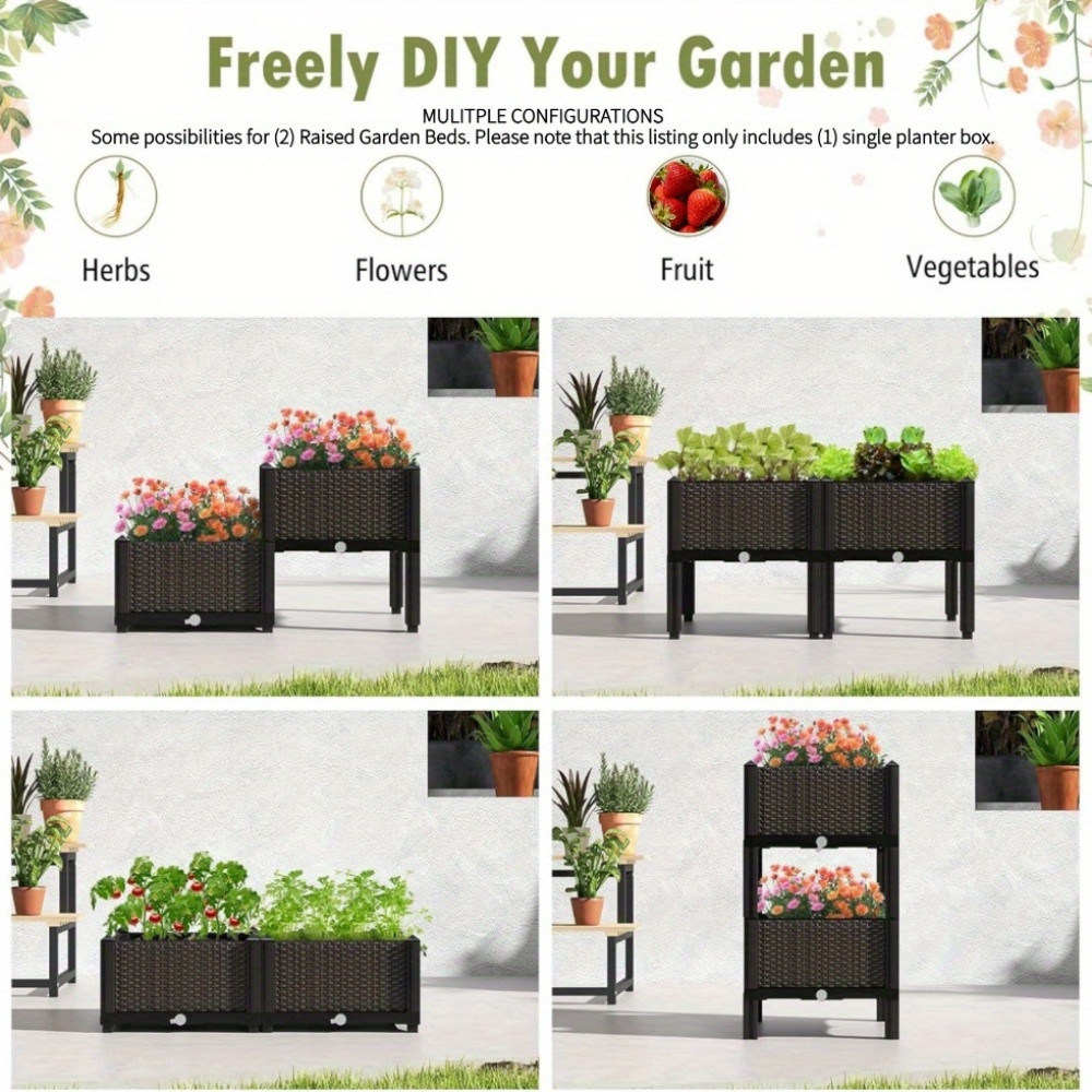 Garden Raised Bed, Elevated Fl - огляд і ціна Plant Parents